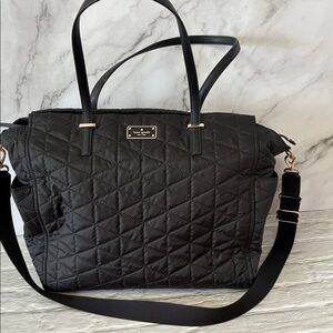 Kate Spade Wilson Road Quilted Kaylie Baby Diaper Tote Bag  W/ Change Pad